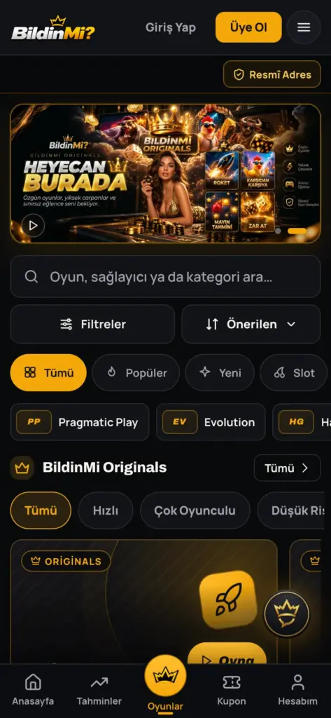 Telefonda casino lobisi