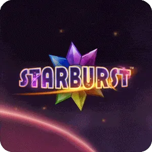 Starburst slot oyununun kapak görseli